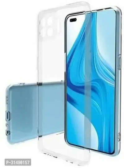 Back Cover for OPPO F17 PRO Transparent Grip Case Pack of 1-thumb0