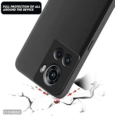 Back Cover for OnePlus 10R 5G Black Camera Bump Protector Silicon Pack of 1-thumb5