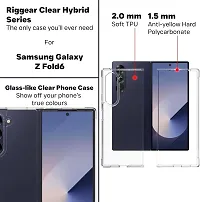 ROYALBASE Back Cover for Samsung Galaxy Z Fold 6 Transparent Dual Protection Pack of 1-thumb4