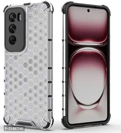 Back Cover for Oppo Reno 12 5G Transparent Camera Bump Protector Pack of 1-thumb0