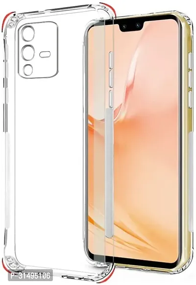 ROYALBASE Back Cover for VIVO V23 5G Transparent Camera Bump Protector Silicon Pack of 1-thumb0