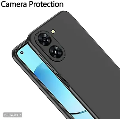 ROYALBASE Back Cover for Realme 10  Realme 10 4G Black Camera Bump Protector Silicon Pack of 1-thumb4