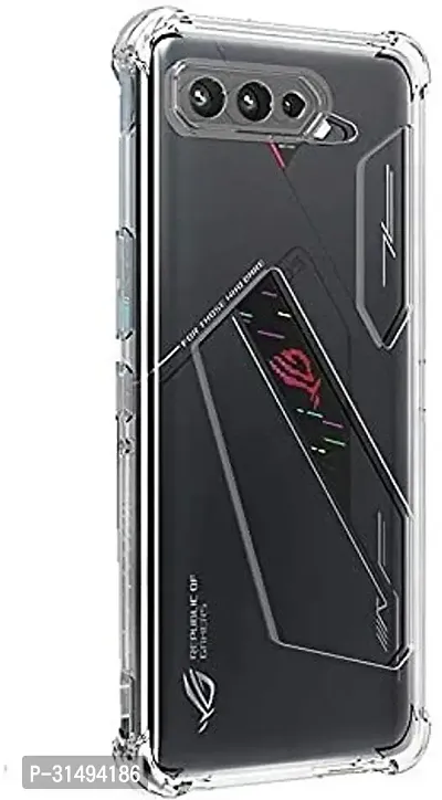 Back Cover for Asus ROG Phone 5 Transparent Flexible Silicon Pack of 1-thumb2