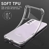 Back Cover for Samsung Galaxy S21 FE Transparent Grip Case Silicon Pack of 1-thumb1