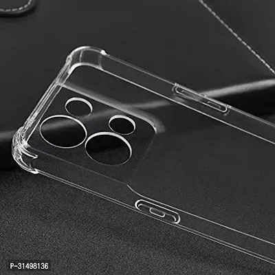 ROYALBASE Back Cover for Oppo Reno 8 Pro 5G Transparent Grip Case Silicon Pack of 1-thumb3