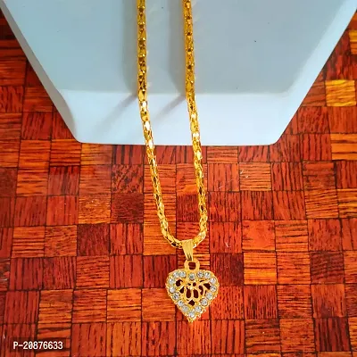 Shiv Creation Lord Muslim Heart Allah Locket With Brass Chain