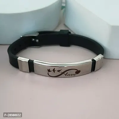 Shiv Creation  Love Engraved Wristband