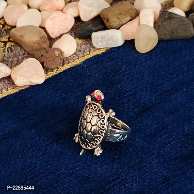 Shiv Creation  Decent Design Tortoise Turtle Charm Best Quality Metal Ring