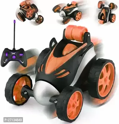 Remote Control Stunt Car 360deg; Rotating Rolling Rechargeable Race Carnbsp;-thumb0