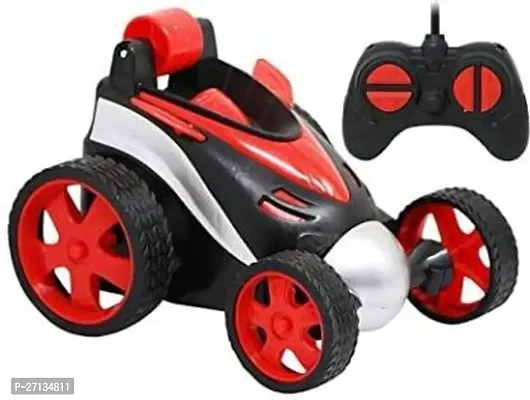 Multicolor Remote Control Stunt Car 360deg; Rotating Rolling Rechargeable Race Car-thumb0