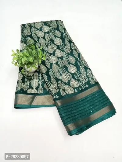 Classic Cotton Silk Saree with Blouse piece-thumb0