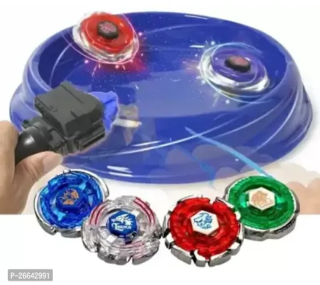 Bestie Toys Metal Beyblade Toy Set With Stadium And 2 Launchers-thumb0
