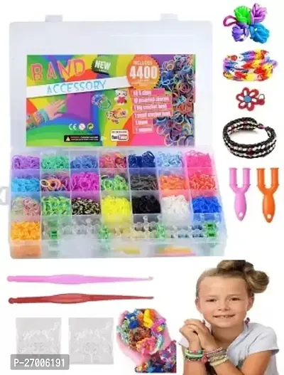 Rubber Loom Bands Set Bracelet Jewelry Making Kit,Rubber Bands Refill Loom Set-thumb0