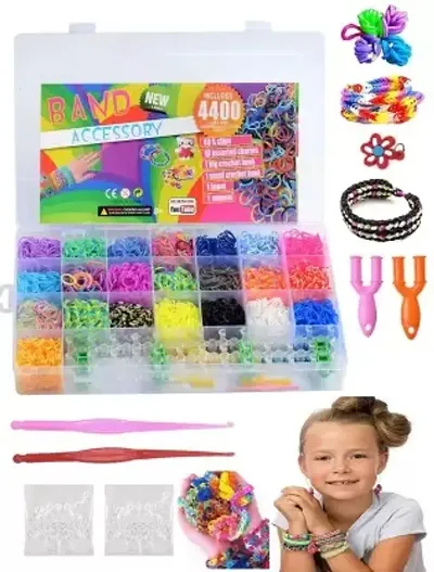 Rubber Loom Bands Set Bracelet Jewelry Making Kit,Rubber Bands Refill Loom Set