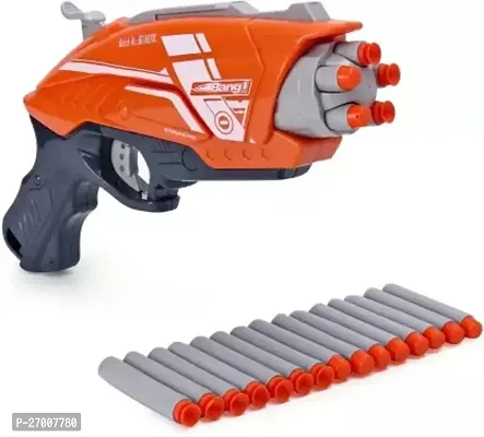 Bang Robin Toy Gun Guns  Darts (Orange) Darts  Plastic Bullets  (Multicolor) PACK OF 1-thumb0