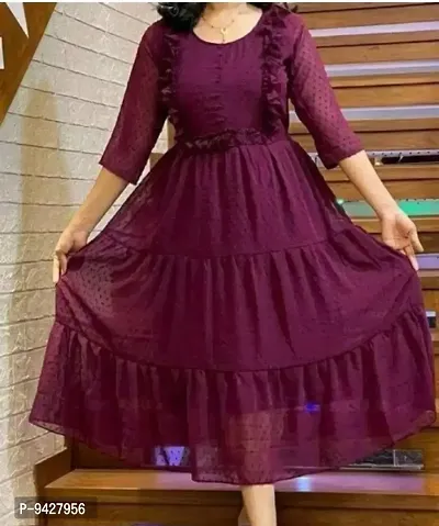 Casual Georgette Dress for Women