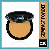 Maybelline New York Compact Powder, With SPF to Protect Skin from Sun, Absorbs Oil, Fit Me, 230 Natural Buff, 8g (Pack of 2)-thumb2