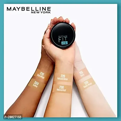 Maybelline New York Compact Powder, With SPF to Protect Skin from Sun, Absorbs Oil, Fit Me, 230 Natural Buff, 8g (Pack of 2)-thumb2