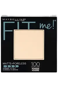Maybelline New York Powder Foundation, Pressed Powder Compact, Mattifies Skin, Incl. Mirror and Applicator, Fit Me, 220 Natural Beige, 8.5g-thumb4