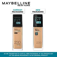 Maybelline New York Liquid Foundation, Matte Finish, With SPF, Absorbs Oil, Fit Me Matte + Poreless, 230 Natural Buff, 30 ml-thumb1