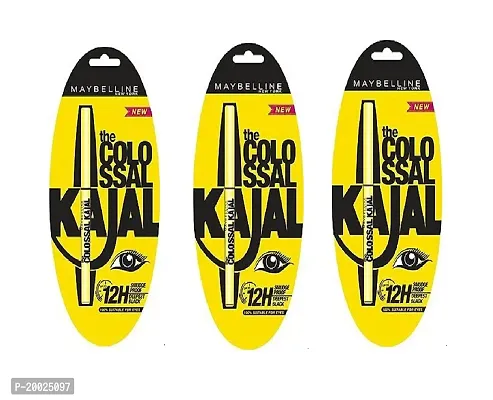 Maybelline The Colossal Kajal (Pack of 3)-thumb0