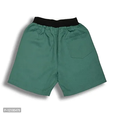 Maskhare Boxers for Boys Regular Fit Cotton Shorts | Half Pant (Mint Green)-thumb3