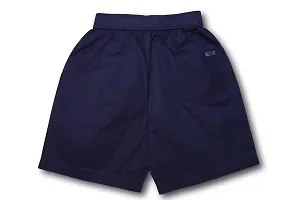 Maskhare Boy's Regular Fit Cotton Shorts|Bermuda Half Pants (Navy)-thumb1