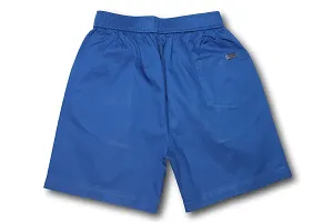 Maskhare Boy's Regular Fit Cotton Shorts|Bermuda Half Pants (Denim Blue)-thumb2