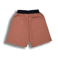 Maskhare Boxers for Boys Regular Fit Cotton Shorts | Half Pant (Carrot)-thumb1