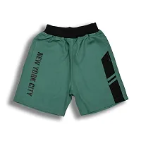 Maskhare Boxers for Boys Regular Fit Cotton Shorts | Half Pant (Mint Green)-thumb1