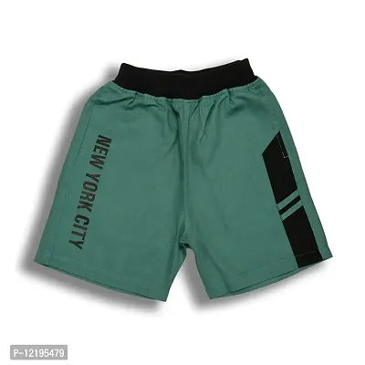 Maskhare Boxers for Boys Regular Fit Cotton Shorts | Half Pant (Mint Green)-thumb2