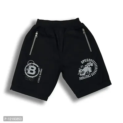 Maskhare Boys Boxer Regular Fit Cotton Shorts Elasticated Waist with Three Pockets | Comfortable Shorts