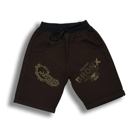 Maskhare Boys Regular Fit Pure Cotton Shorts Elasticated Waist with Three Pockets | Comfortable Shorts