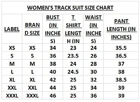 Stylish Brown Cotton Blend Printed Tracksuit For Women-thumb3