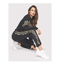 Elite Multicoloured Polyester Striped Tracksuit For Women-thumb2