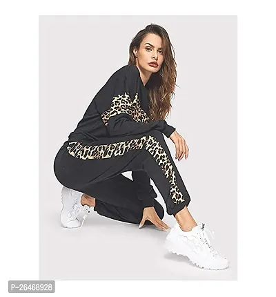 Elite Multicoloured Polyester Striped Tracksuit For Women-thumb3