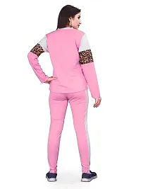 Elite Pink Polyester Printed Tracksuit For Women-thumb2