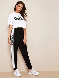 Printed Women Track Suit White Queen-thumb1