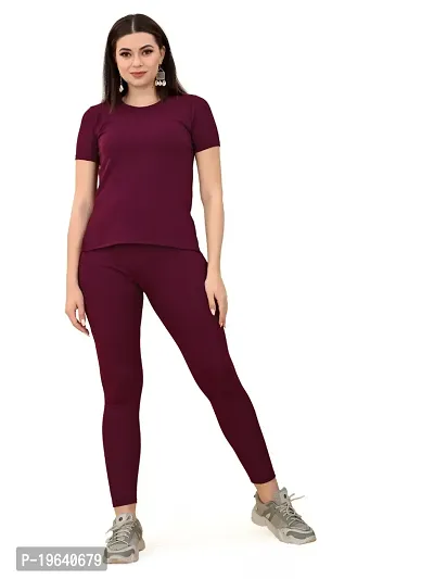 Stylish Women Tracksuit Maroon