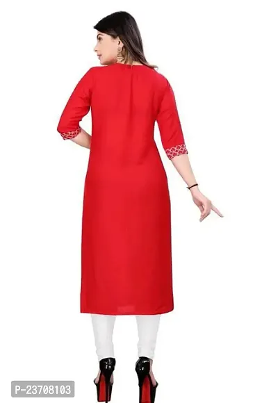 Classic Cotton  Stitched Kurti For Women-thumb2