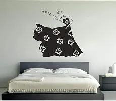 Sticker Hub Wall Sticker for Living Room -Bedroom - Office - Home Decor |Dancing Girl Wall Stickers (67Cm X 73Cm) BS853-thumb2