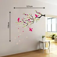 Sticker Hub Flying Birds Tree Wall Stickers PVC Vinyl 136CM X 121CM BS376F-thumb3