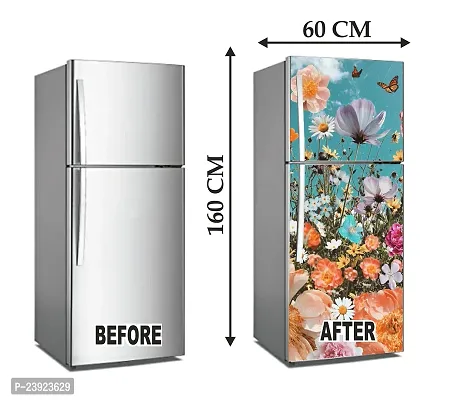 Beautiful Butterfly  Flower Fridge Self Adhesive Sticker-thumb3