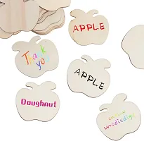 Paintable Apple Wooden Laser Cut For Decoration -Pack Of 30-thumb3