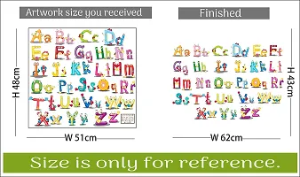 Sticker Hub English Alphabets Wall Sticker 43cm x62 cm AS282-thumb3