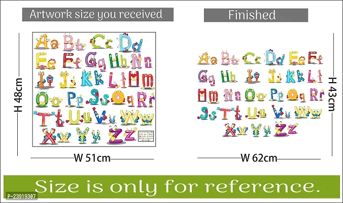 Sticker Hub English Alphabets Wall Sticker 43cm x62 cm AS282-thumb4