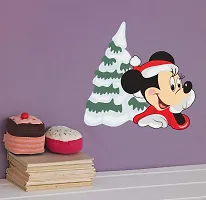 Sticker Hub Christmas Mickey Mouse Wall Sticker 59cm X 60cm AS221-thumb1