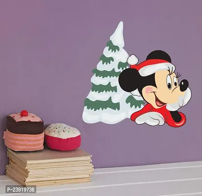 Sticker Hub Christmas Mickey Mouse Wall Sticker 59cm X 60cm AS221-thumb2