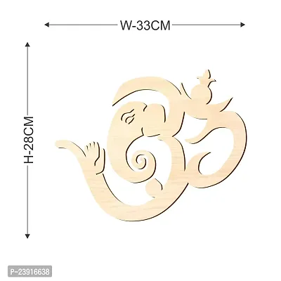 Ganesh Inward Om Wooden Wall Hanging for Decoration DIY Products_WCO219-thumb4