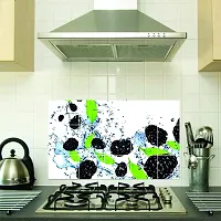 Sticker Hub Fresh Ripe Blackberries Wallpapers for Kitchen Wall Sticker (58 cm x 90 cm) DKKWS10-thumb1